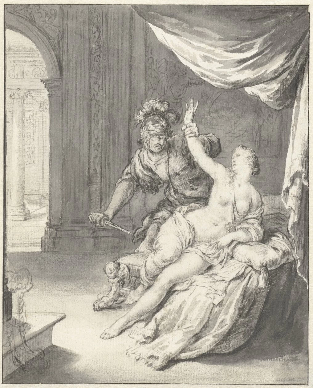 Tarquinio minaccia Lucrezia - Rijks Museum, Amsterdam